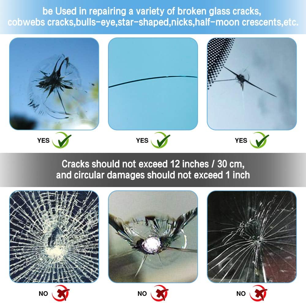 کیت ترمیم ترک شیشه با طلق و تیغ مخصوص