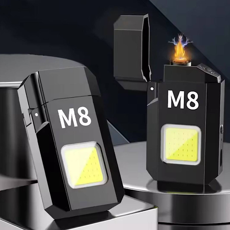 فندک شارژی المنتی چراغ دار