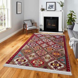 فرش مخمل نادی طرح سنتی کد o159